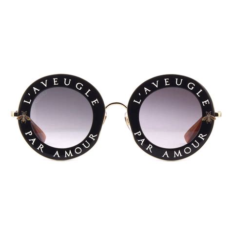 occhiali gucci rotondi con scritta|farfetch gucci occhiali.